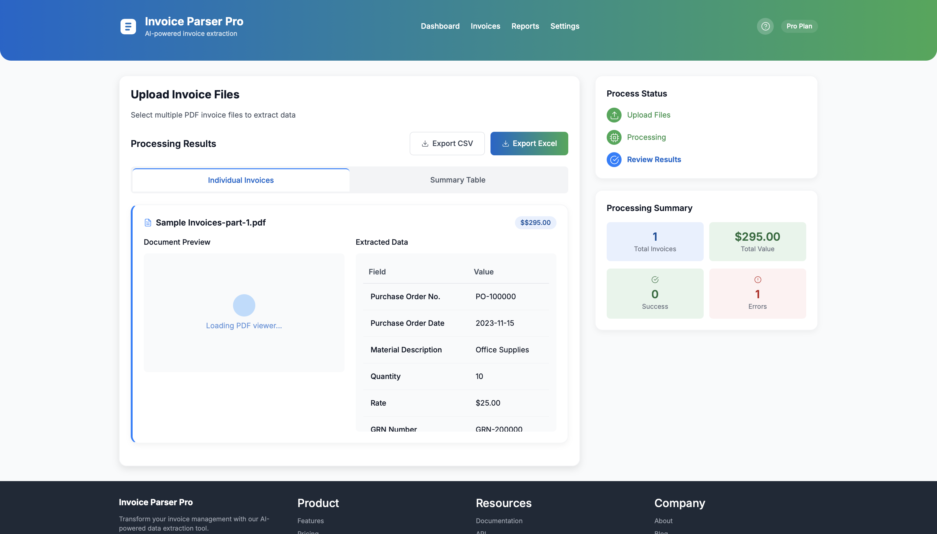 Industrial Conglomerate: Invoice Processing Automation